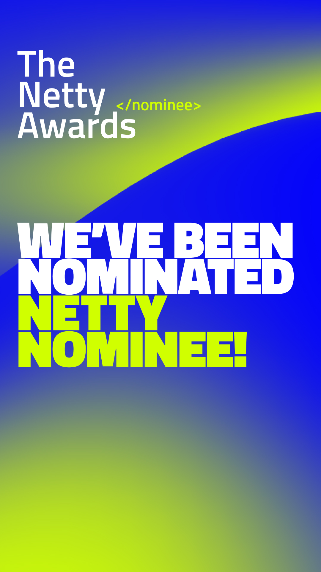 Netty Award Nomination Graphic